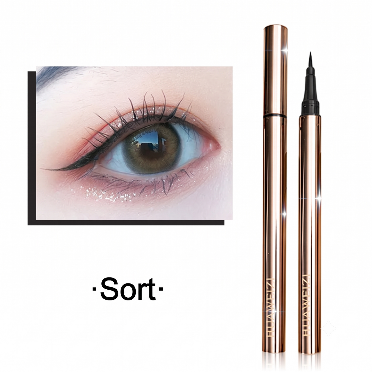 Professionel Langtidsholdbar Eyeliner Blyant Fejlfri Og Udtværingsfri