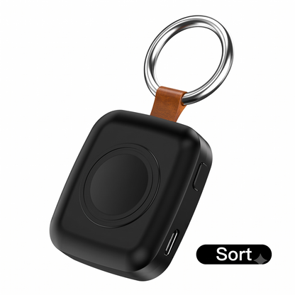Stilfuld trådløs oplader til smartwatch – Bærbar powerbank