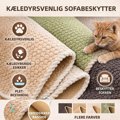 Premium Sofaovertræk – Tykt tekstil med anti-glid bagside