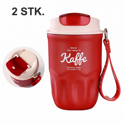 Premium Termoflaske I 316 Rustfrit Stål Hold Din Kaffe Varm Hele Dagen