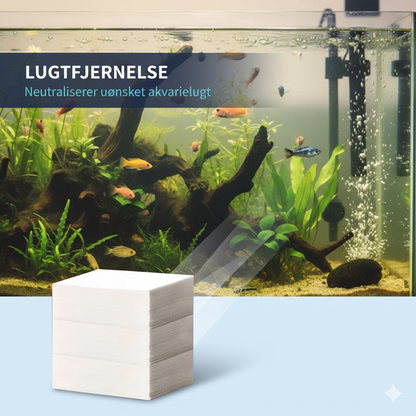 Hurtigtvirkende Lugtfjernende Engangs Akvarie Filterark