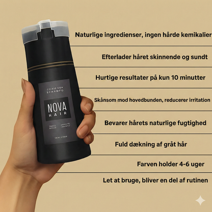 Hurtigvirkende Farveshampoo