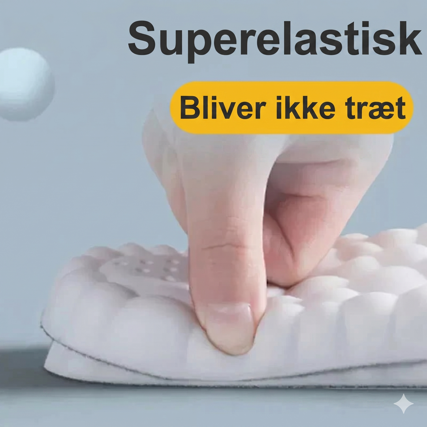 Åndbare og Stødabsorberende Sportssåler med Svangstøtte