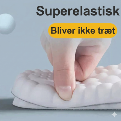 Åndbare og Stødabsorberende Sportssåler med Svangstøtte