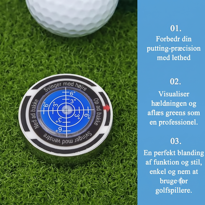 Green-aflæser og boldmarkør til golf Precision Golf