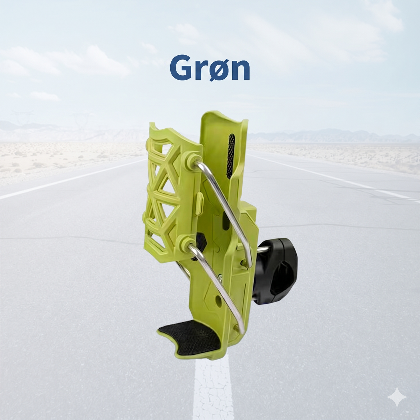 Adaptiv Flaskeholder til Cykel – 360° Rotation & Fleksibel Gitterstruktur