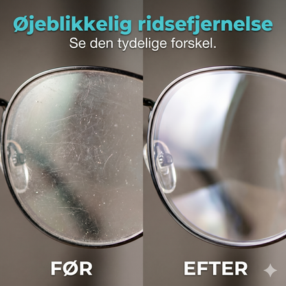 Skånsom Ridsefjerner til Briller og Skærme