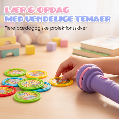 Interaktiv børneprojektor med tidlig læring og fantastiske lyseffekter