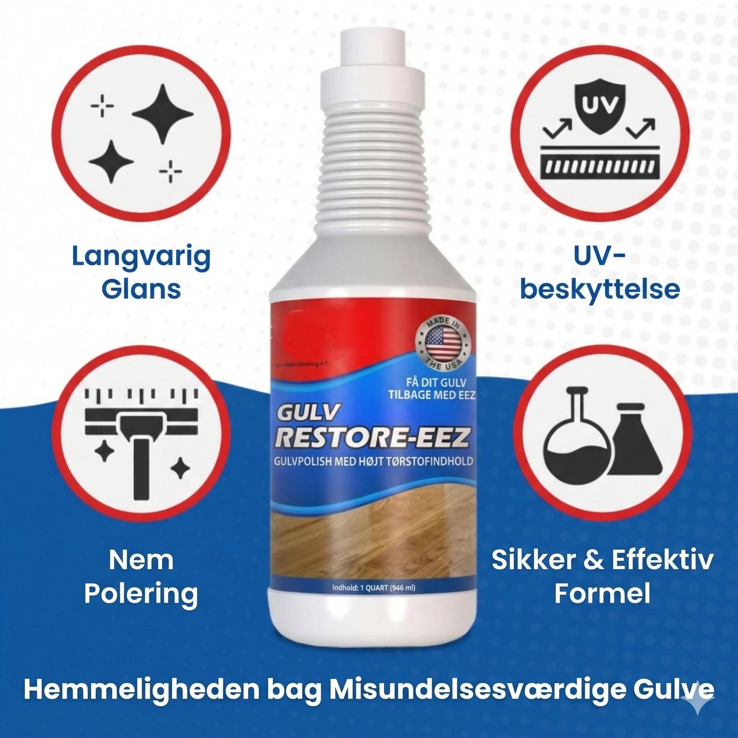 Universal Gulv-Renovering – Stribefri & Holdbar