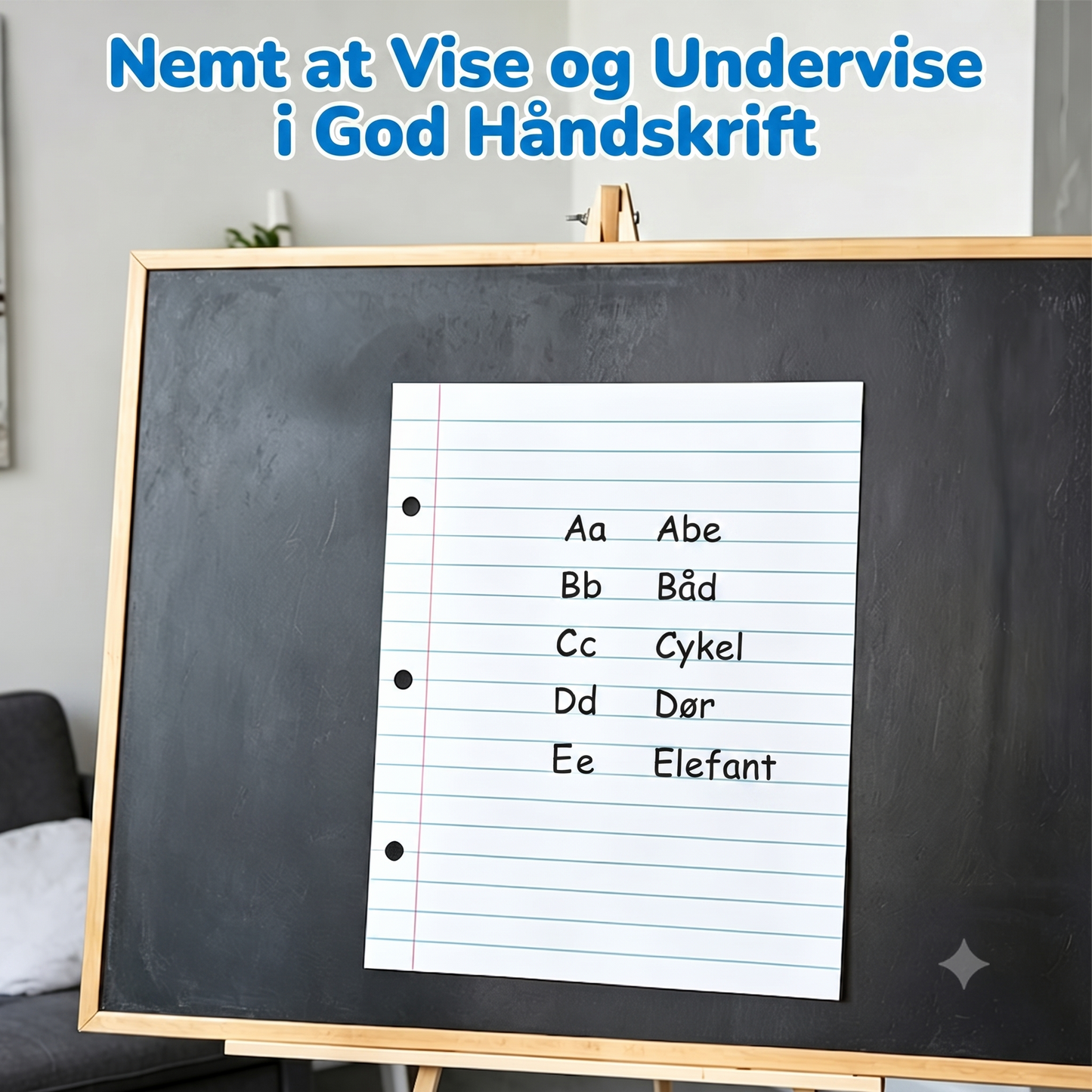 Magnetisk linjeret whiteboard til køleskabet, der kan aftørres helt uden spor