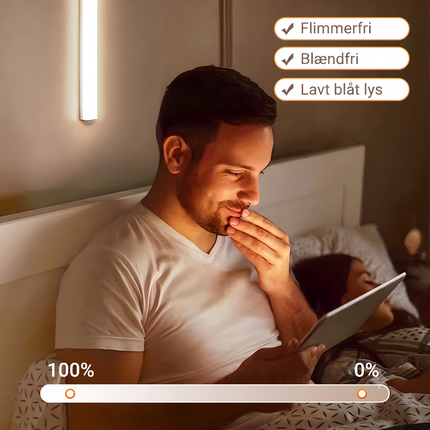Smart LED-lyset med magnetisk sensor til registrering af menneskelig tilstedeværelse