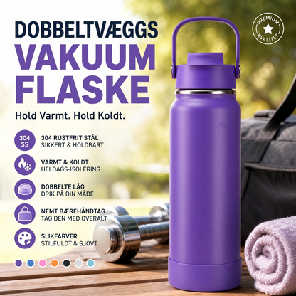 Premium isoleret krus i rustfrit stål til varme og kolde drikke