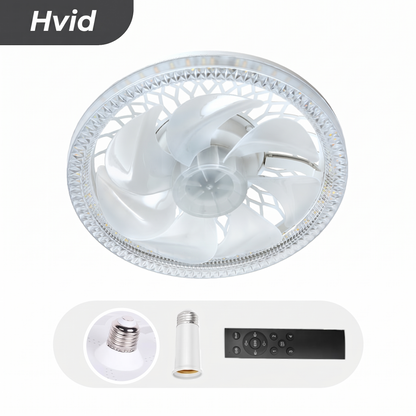 Dæmpbar 2-i-1 Loftventilator med Lampe og Fjernbetjening
