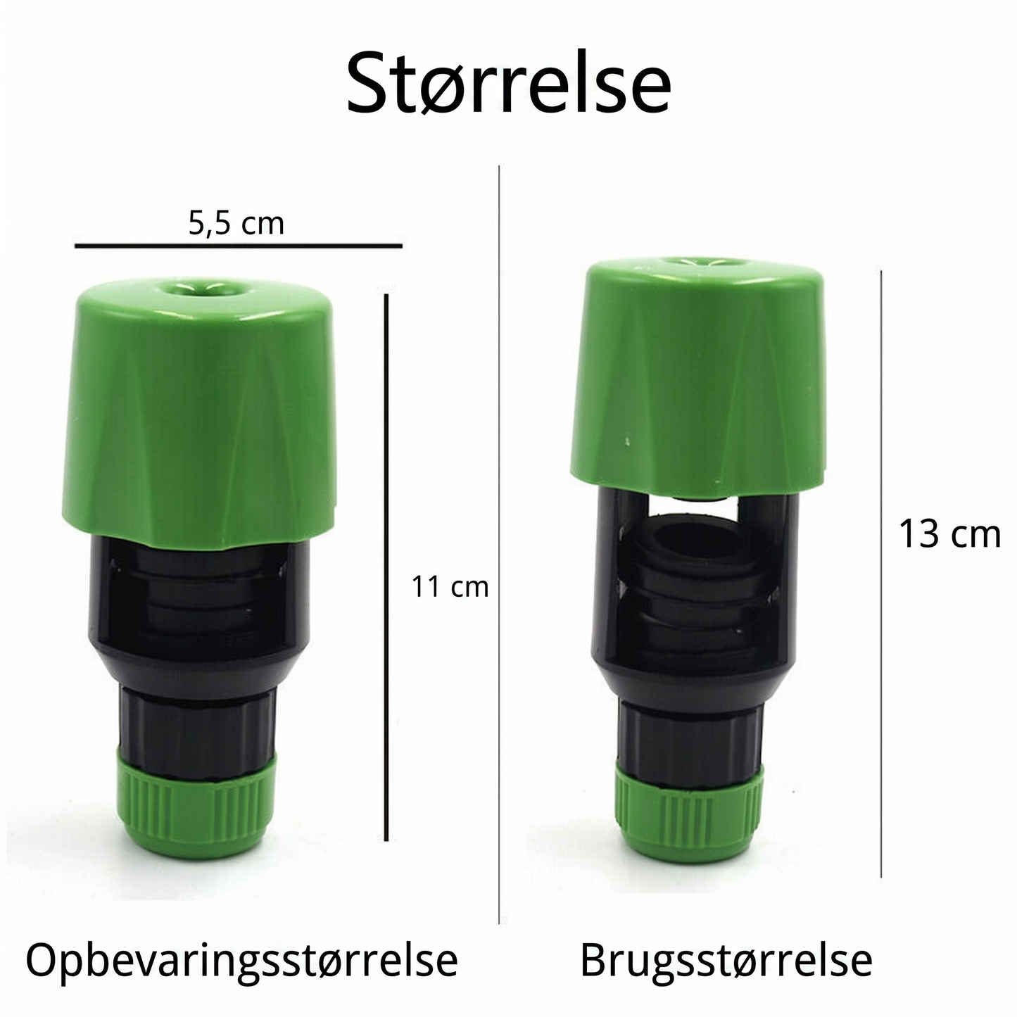 Værktøjsfri Lækagefri Universel Vandhaneadapter i Aluminiumslegering