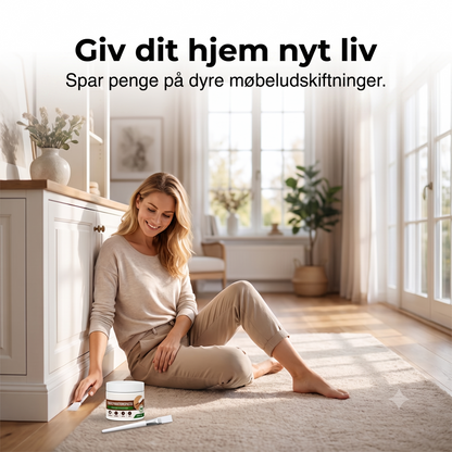 Hurtighærdende Sikkerhedsformuleret Træfyldningspasta og Børste Kombination