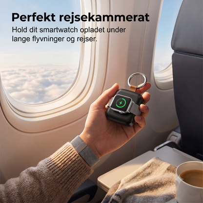 Stilfuld trådløs oplader til smartwatch – Bærbar powerbank