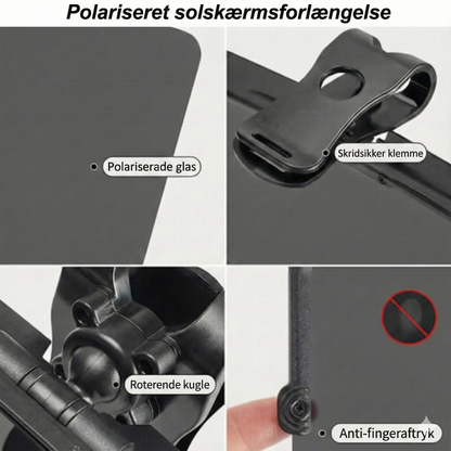 Justerbar Solskærm – Blokér Sol & Sneblænding Effektivt