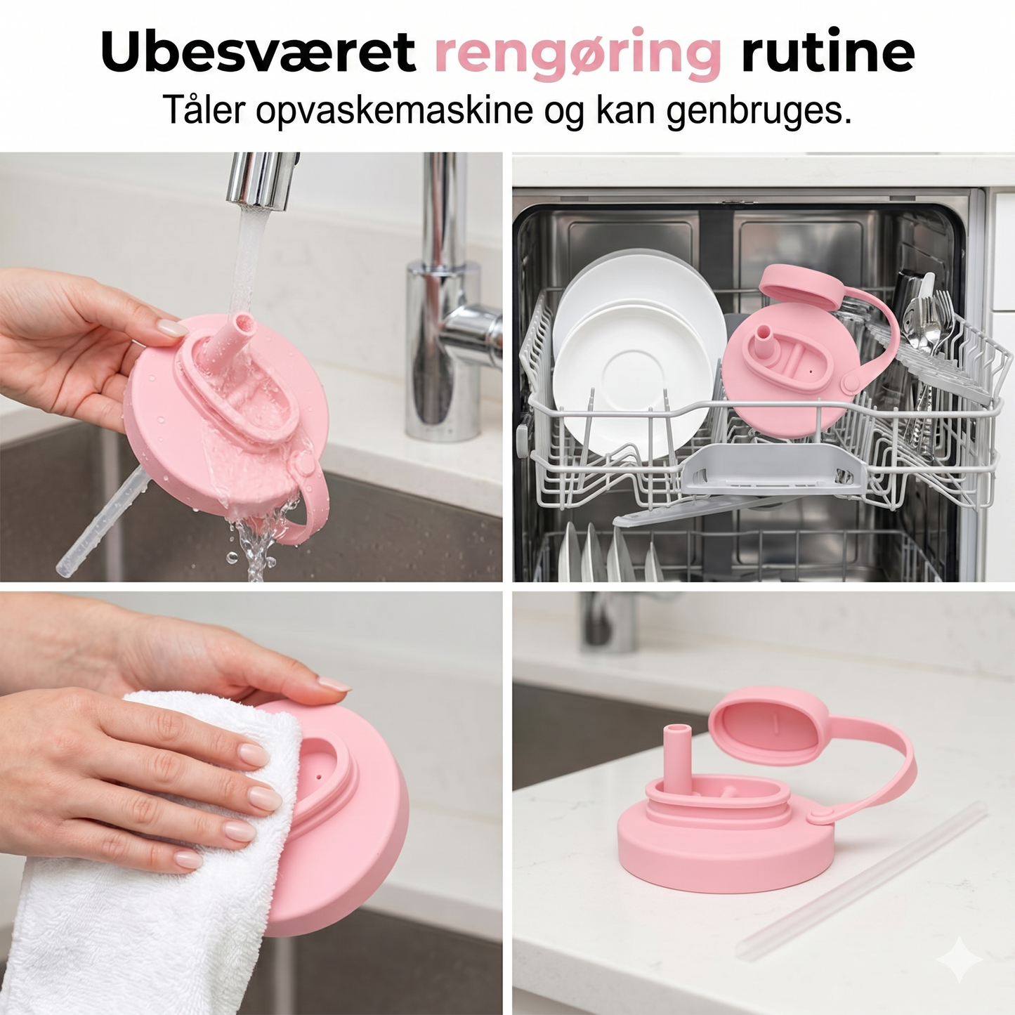 Insektsikret og Spildfrit Dåselåg i Silikone