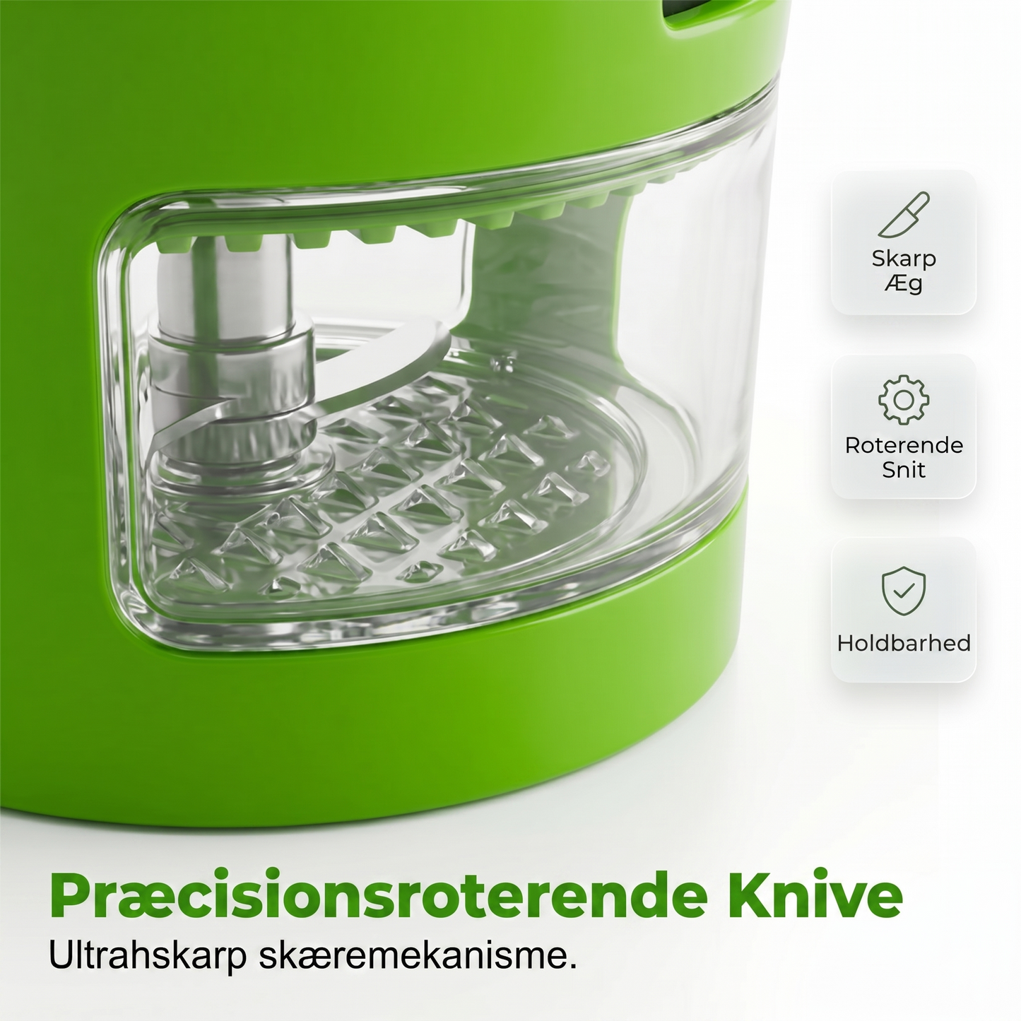Eksklusiv Trykhakker med Roterende Præcisionsblade