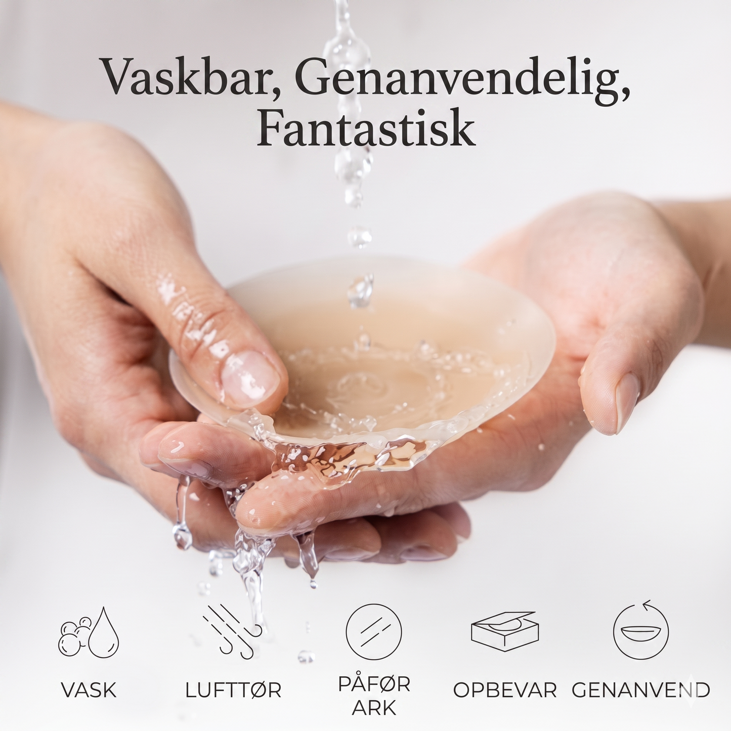 Vandfaste Ultra-tynde Selvklæbende Brystvorteskjulere med Naturlig Push-up Effekt
