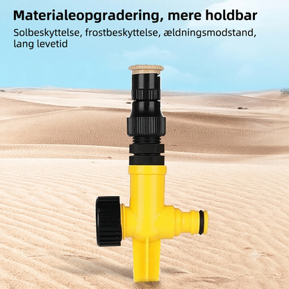 360-Graders Vinkeljusterbar Havesprinkler med Jordspyd og Tandemtilslutning