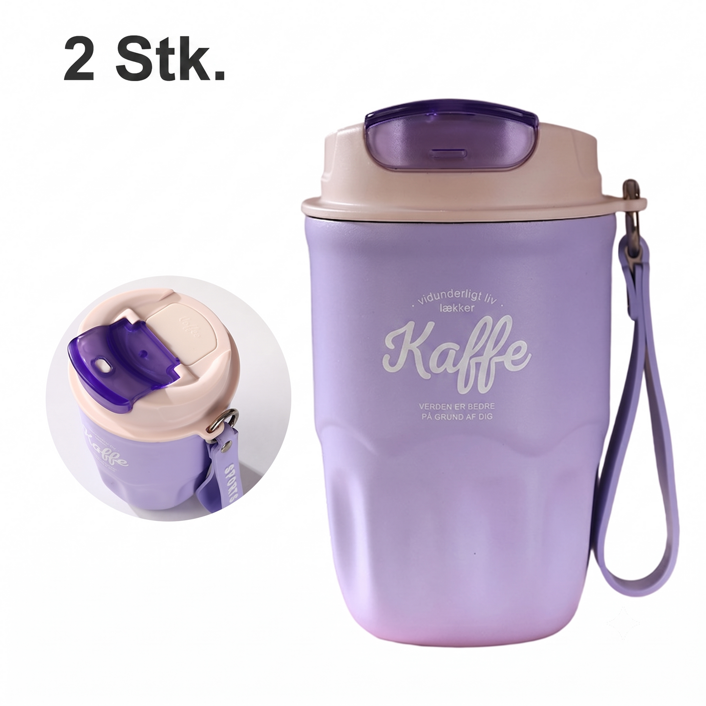 Premium Termoflaske I 316 Rustfrit Stål Hold Din Kaffe Varm Hele Dagen