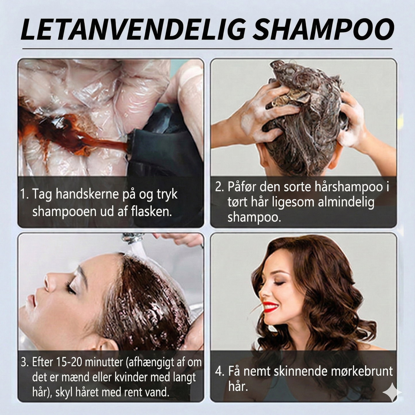 Naturlig Urte Hårfarveshampoo – Skånsom & Plejende