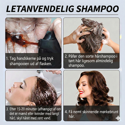 Naturlig Urte Hårfarveshampoo – Skånsom & Plejende