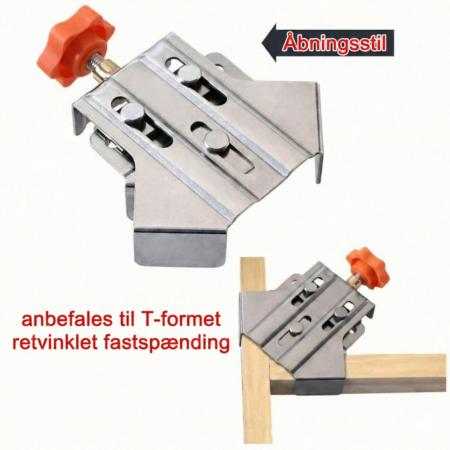 Professionel 90° Vinkeltvinge