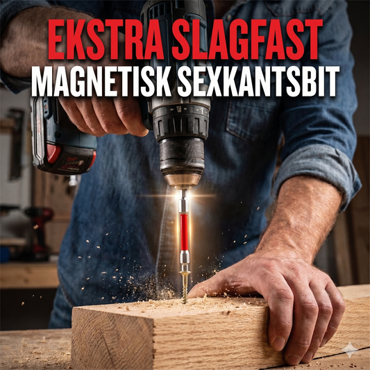 Præcisions 1/4" Sekskantbit med Magnetisk Trappedesign
