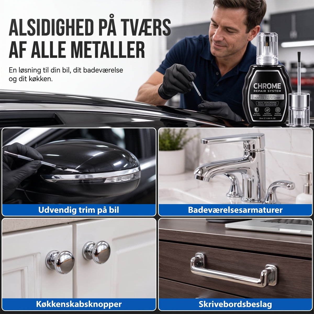 Professionel Metal- & Krompoleringspen – Til bil og hjem