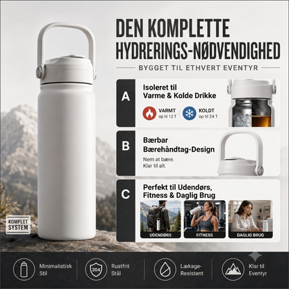 Premium isoleret krus i rustfrit stål til varme og kolde drikke