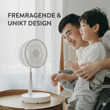 Sammenklappelig og Genopladelig Teleskopventilator