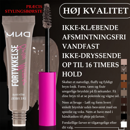 Hurtigfarvende og Volumengivende Øjenbrynsgel
