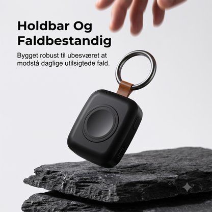Stilfuld trådløs oplader til smartwatch – Bærbar powerbank