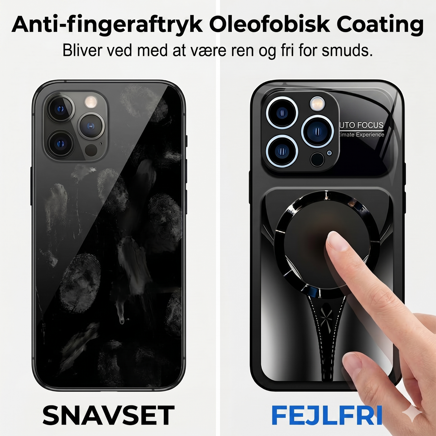 Stilrent Magnetisk Mobilcover – komplet beskyttelse, stærk magnetring & perfekt til bilholdere – slankt og robust