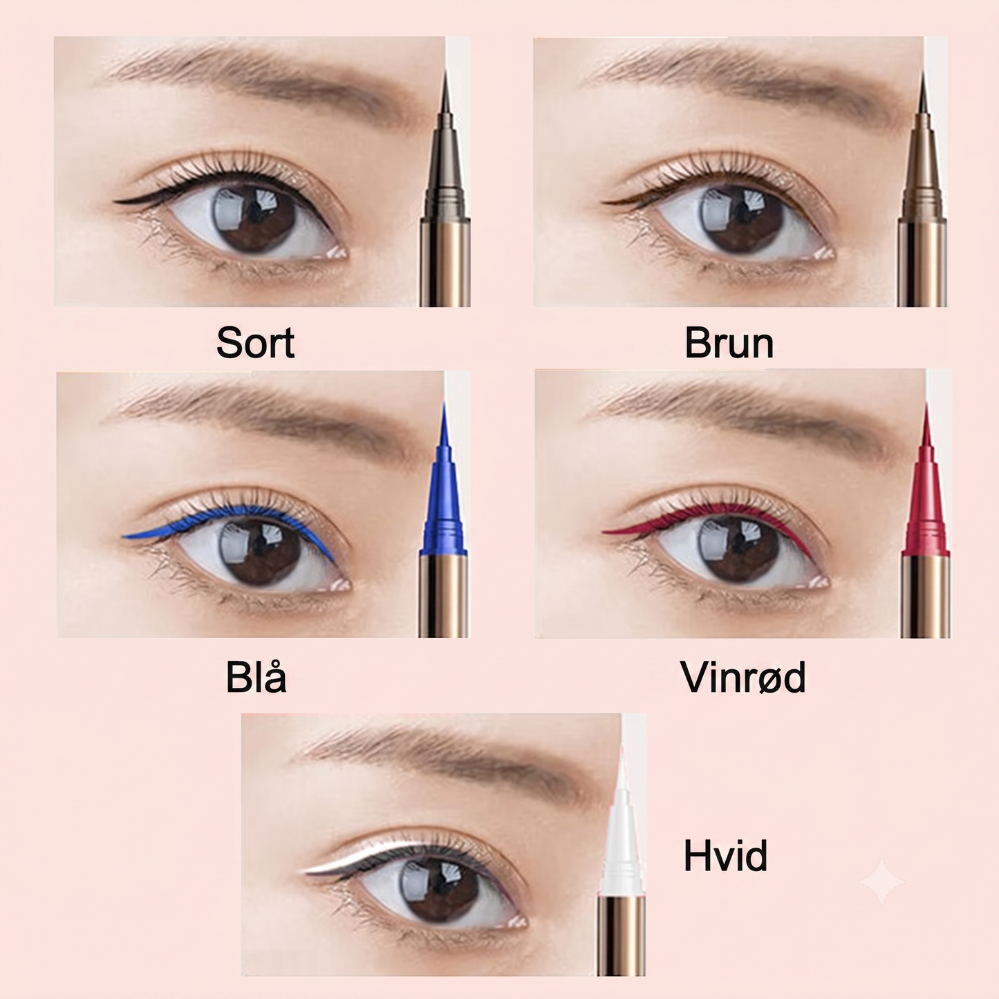 Professionel Langtidsholdbar Eyeliner Blyant Fejlfri Og Udtværingsfri