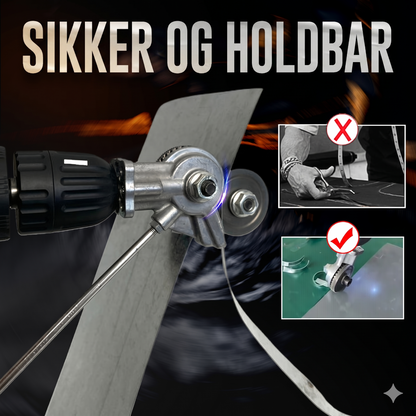 Bærbar Nibbler Boretilbehør til Metalplader