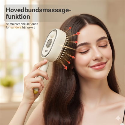 Elektrisk Hårbørste med Spray og Hovedbundsmassage