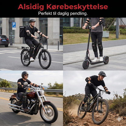Komplet Sæt med Knæbeskyttere og Albuebeskyttere til Motorcykel