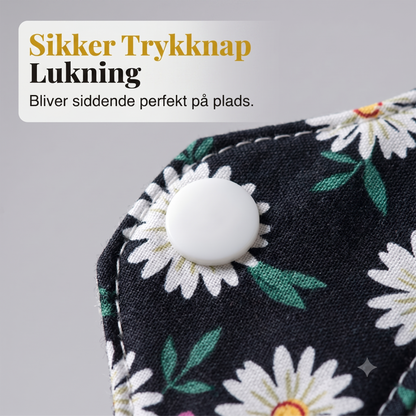 Vaskbart Genanvendeligt Grafen Menstruationsbind med Trykknapvinger