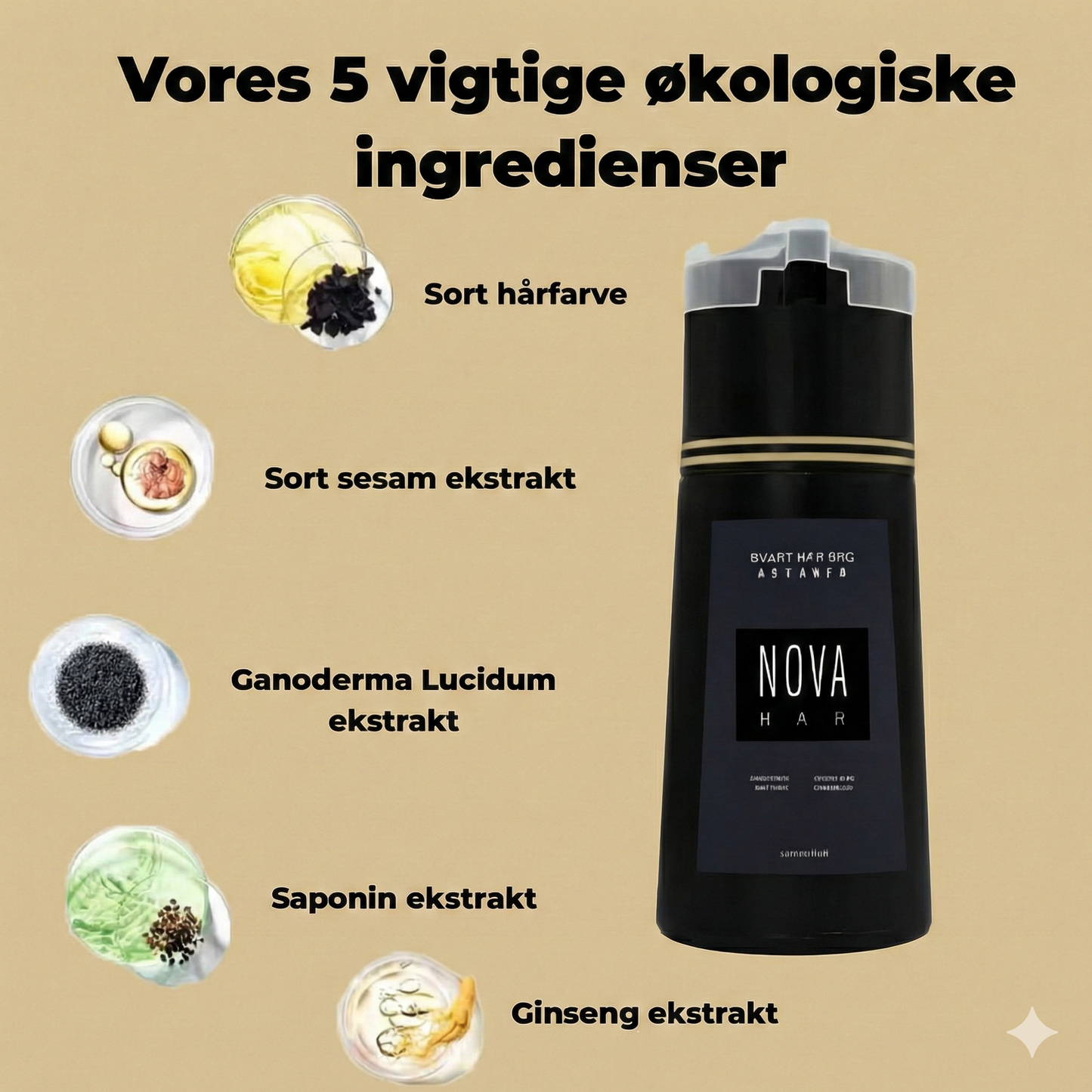 Hurtigvirkende Farveshampoo