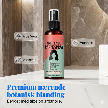 Let nærende leave-in spray til parykker