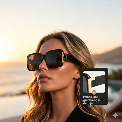 Klassiske Retro-Solbriller – Firkantet oversize-design