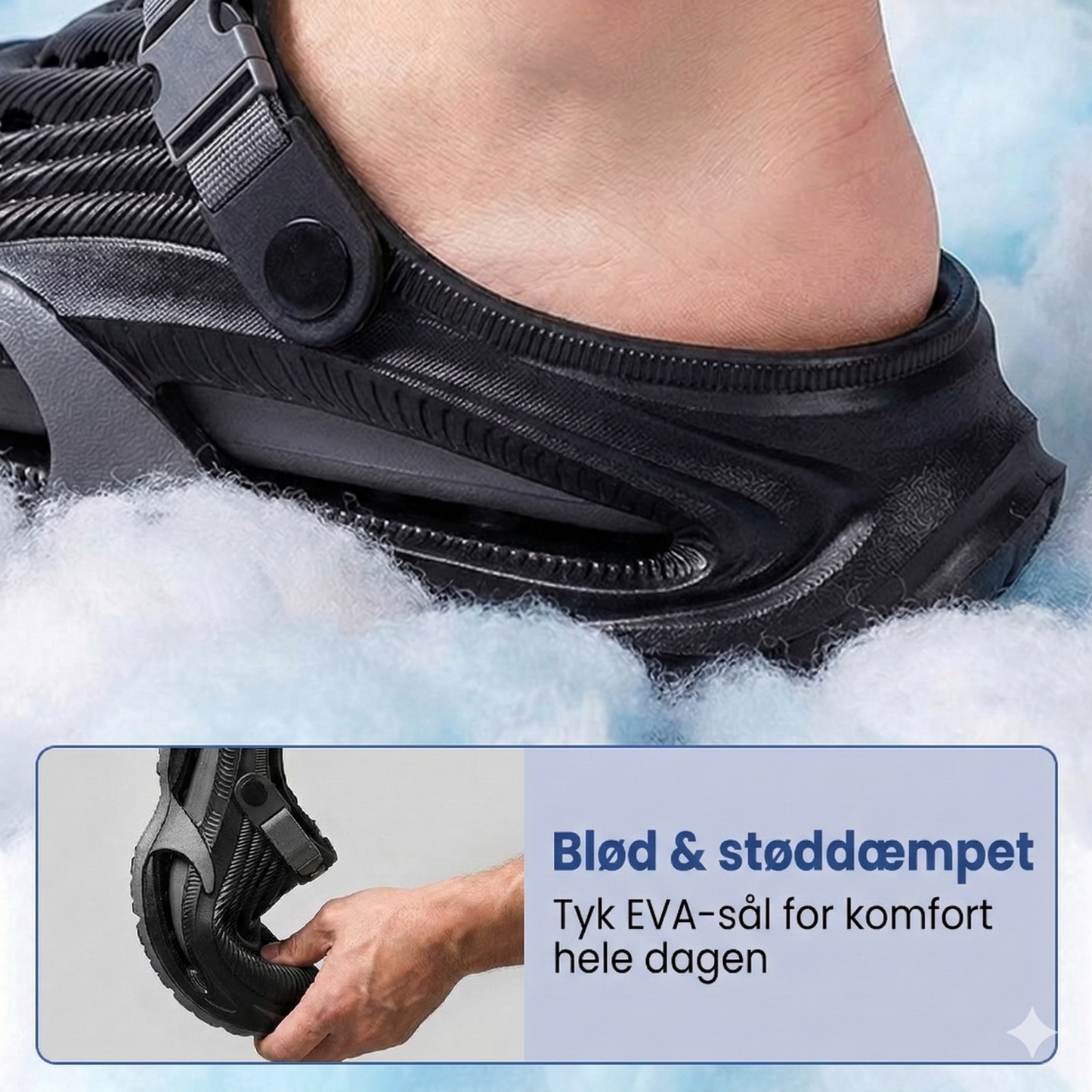 Alsidige Komfort-Clogs med Justerbar Rem