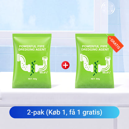Effektiv afløbsrens til nem opløsning af snavs og grundig vedligeholdelse af rørene