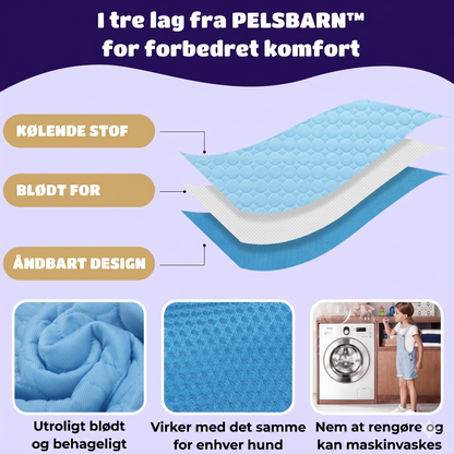 Naturlig og Sikker Kølemåtte til Kæledyr