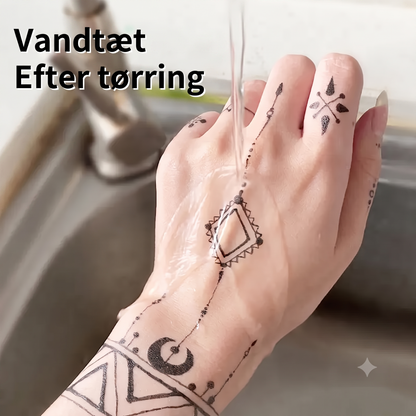 Kreativt sæt med 10 tuscher til hudvenlige og midlertidige tatoveringer