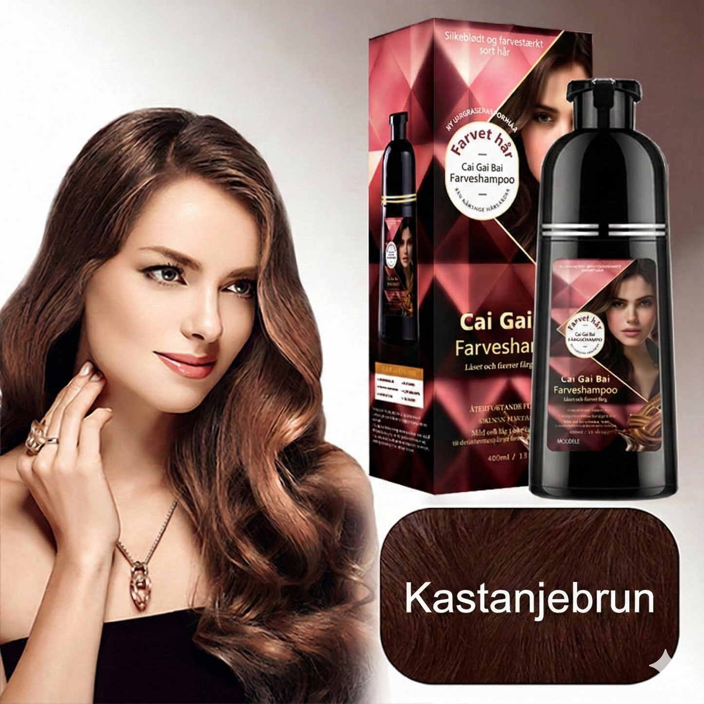 Naturlig Urte Hårfarveshampoo – Skånsom & Plejende