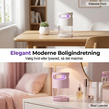 Smart UV-Insektfanger med Suge-teknologi – 360° Beskyttelse mod Myg & Fluer